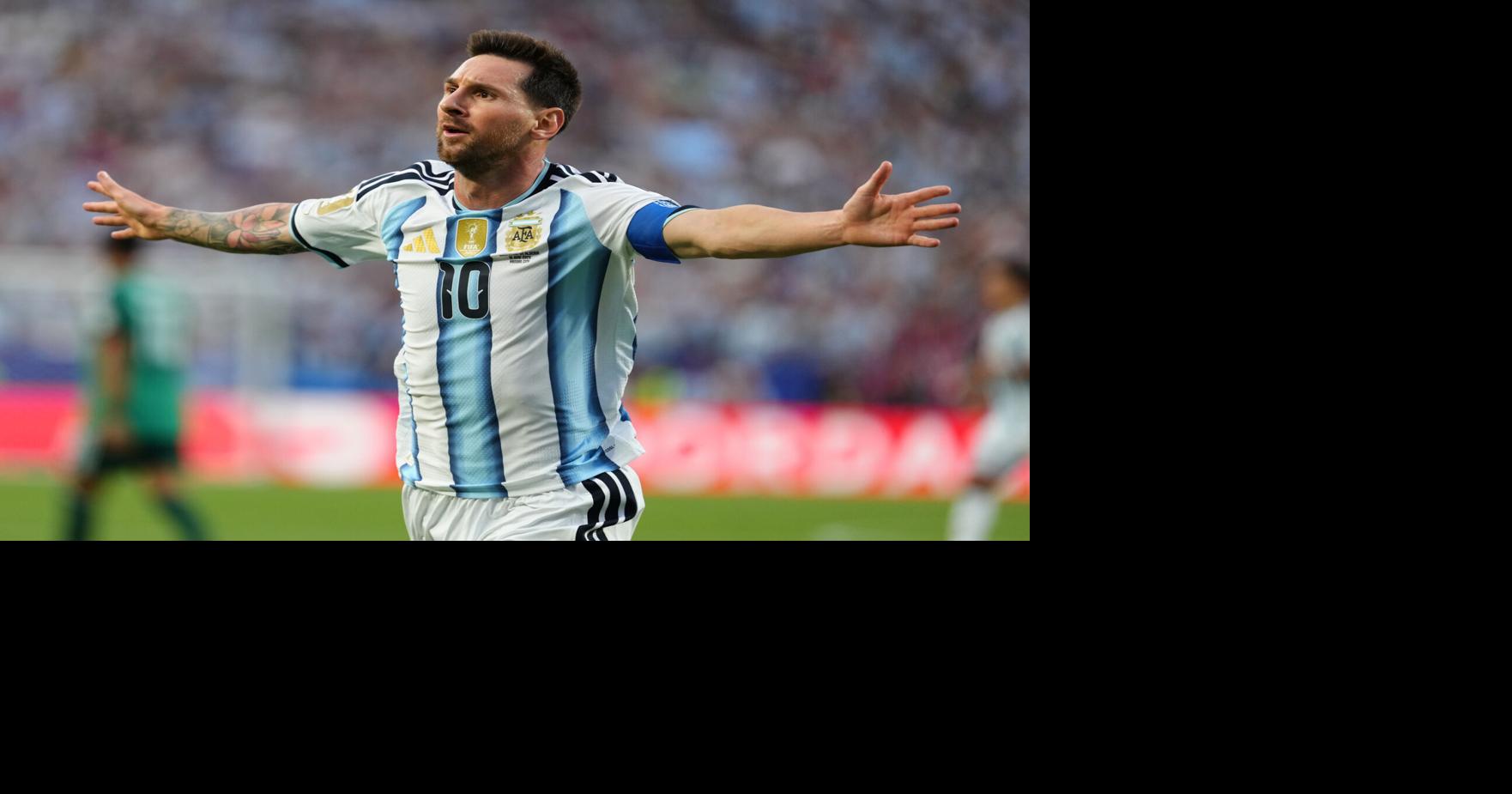 Lionel Messi scores hat trick as Argentina tops Algeria