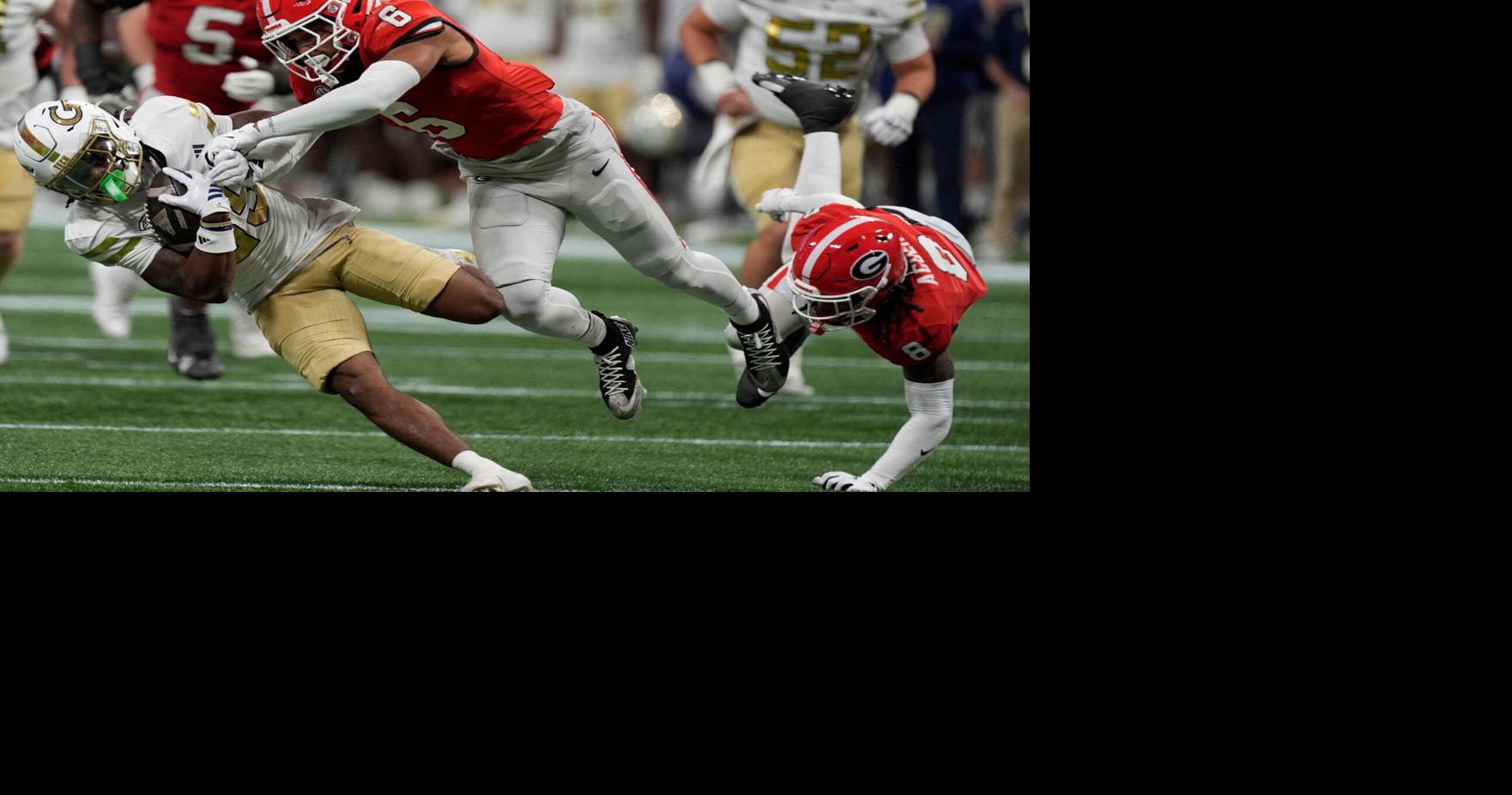 No. 4 Georgia holds off No. 23 Georgia Tech 16-9