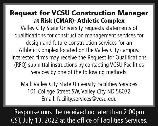 VCSU Facilitys Manager Request