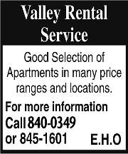 Valley Rental/Good Selection