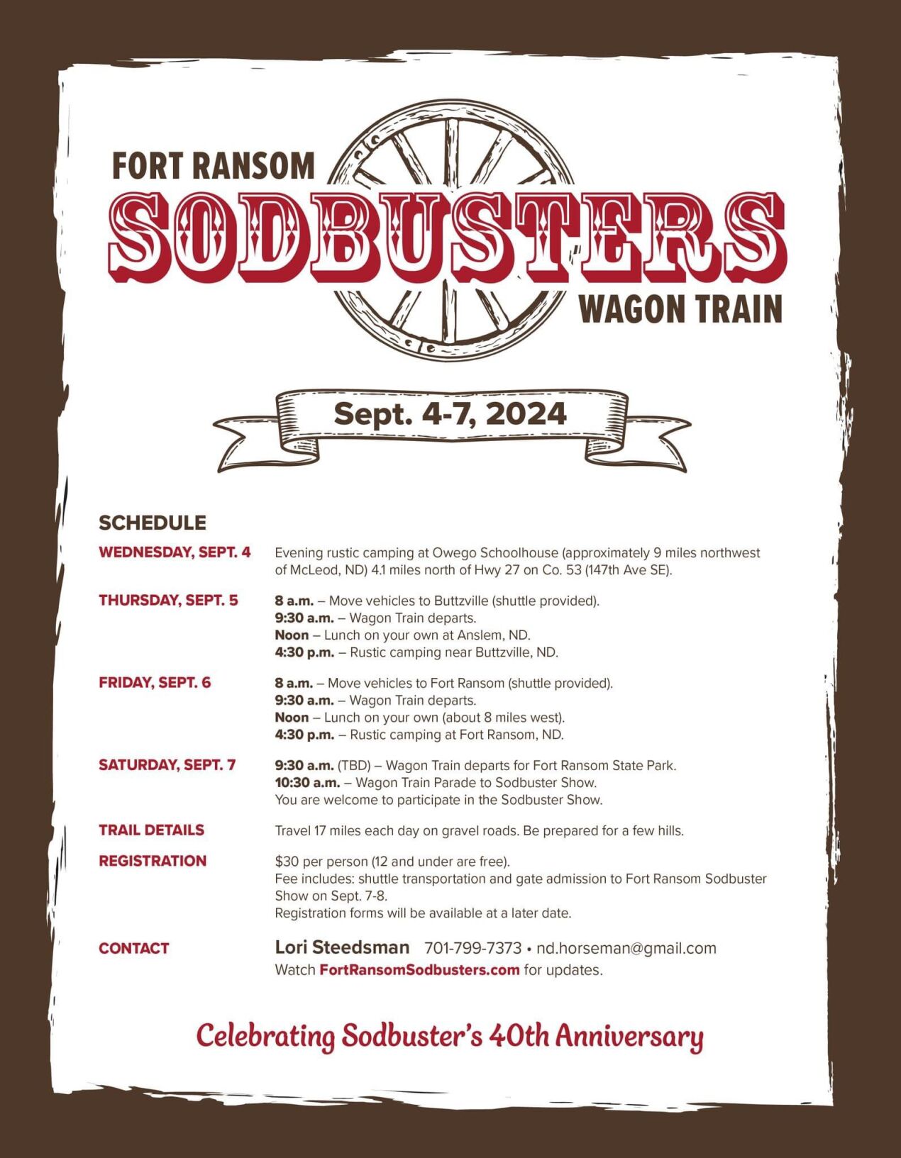Fort Ransom Rodeo Fort Ransom Wagon Train... | News | times-online.com