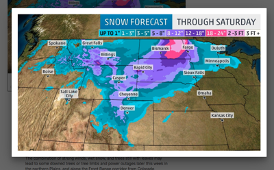 Upper Midwest Braces for Heavy Round of Early Winter | News | times ...
