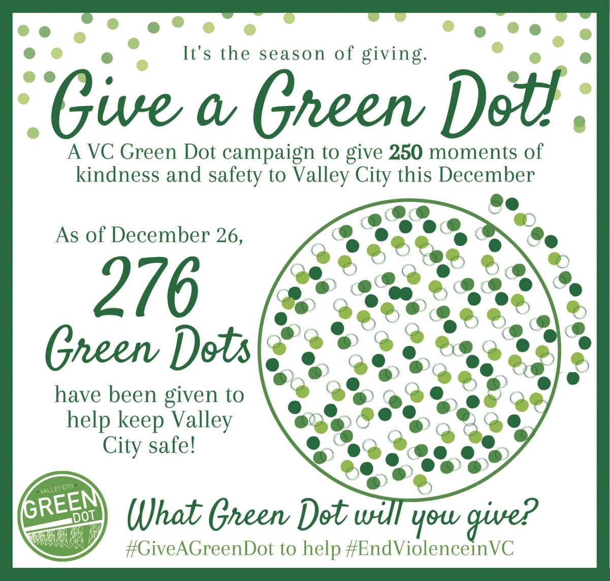 Greendot Hours On Christmas Eve 2022 Valley City Green Dot Given 276 Green Dots So Far | News | Times-Online.com