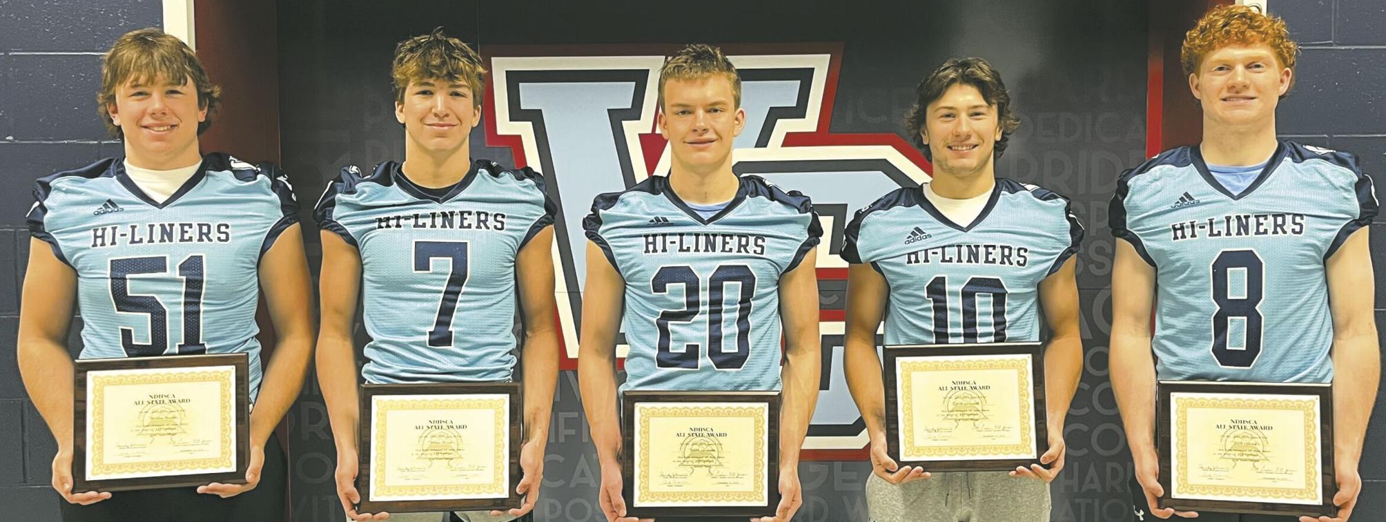 HiLiner Football players receive year end awards Sports times
