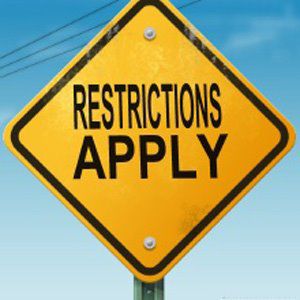 Road Restrictions Apply Sign