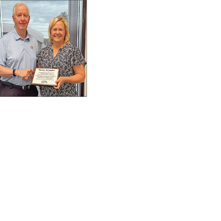 Kringlie honored for 14 years of service at Parks and Recreation