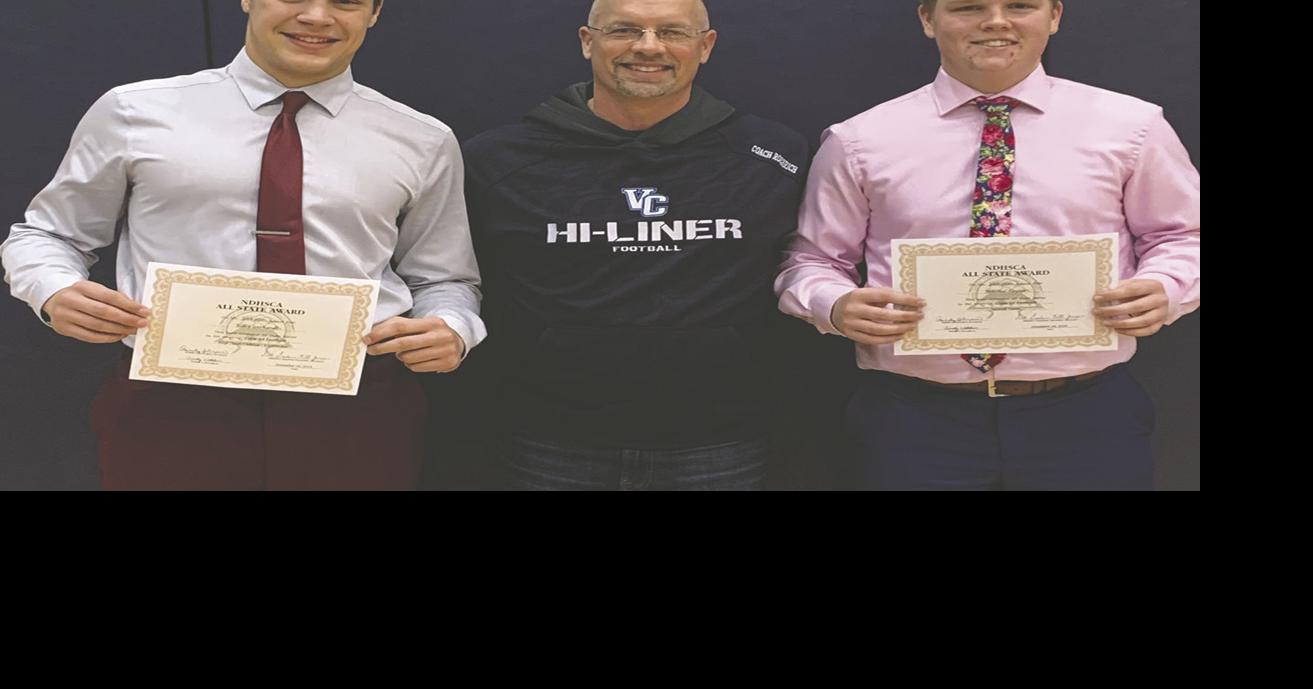 HiLiner Football Players Awarded NDHSCA All State Awards Sports