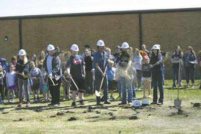 Ground Breaking for new school/re-model in Marion