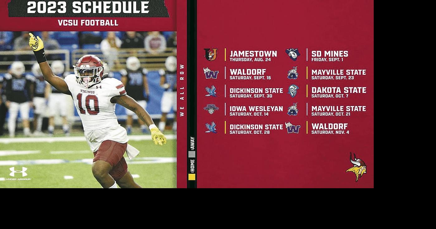 VCSU Football releases 2023 schedule Sports