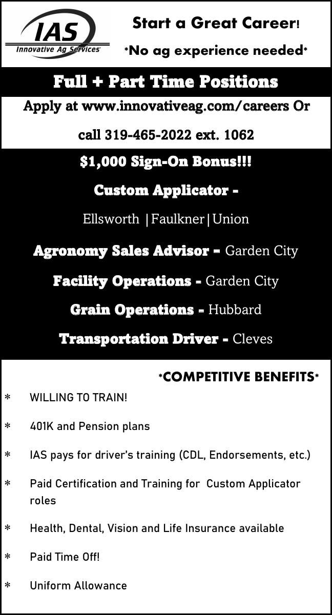 Start a Great Career!