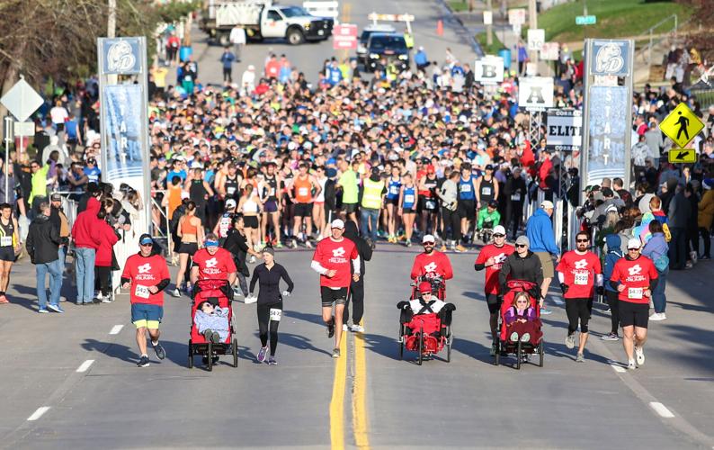 Locals help others cross the finish line Sports