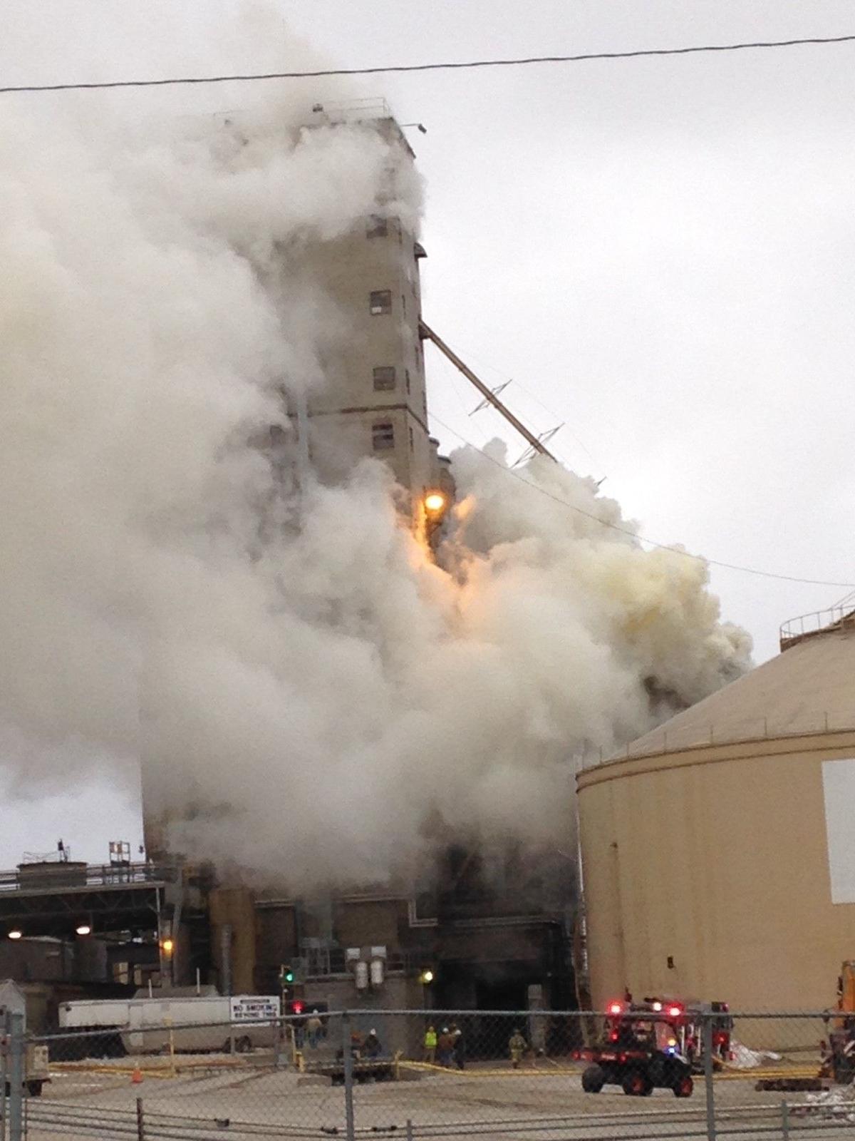 Grain dryer catches on fire at Cargill in Iowa Falls News