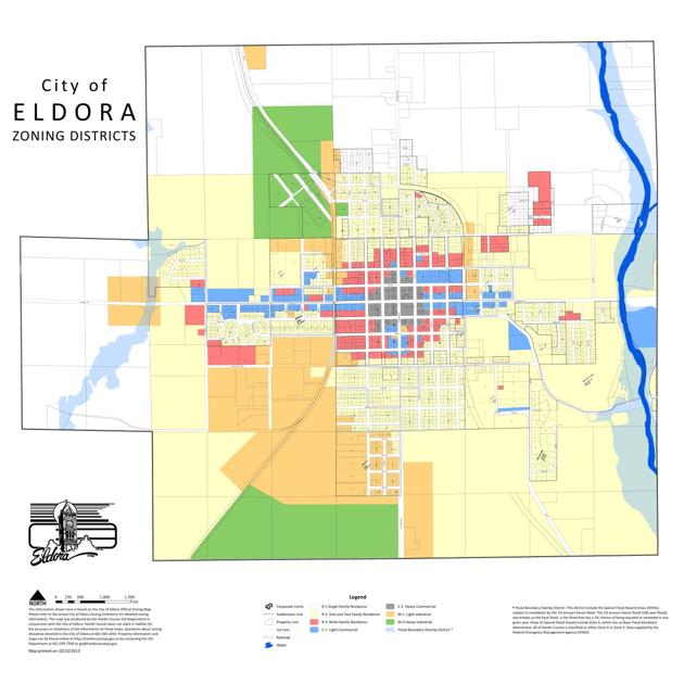 City of Eldora Zoning Map