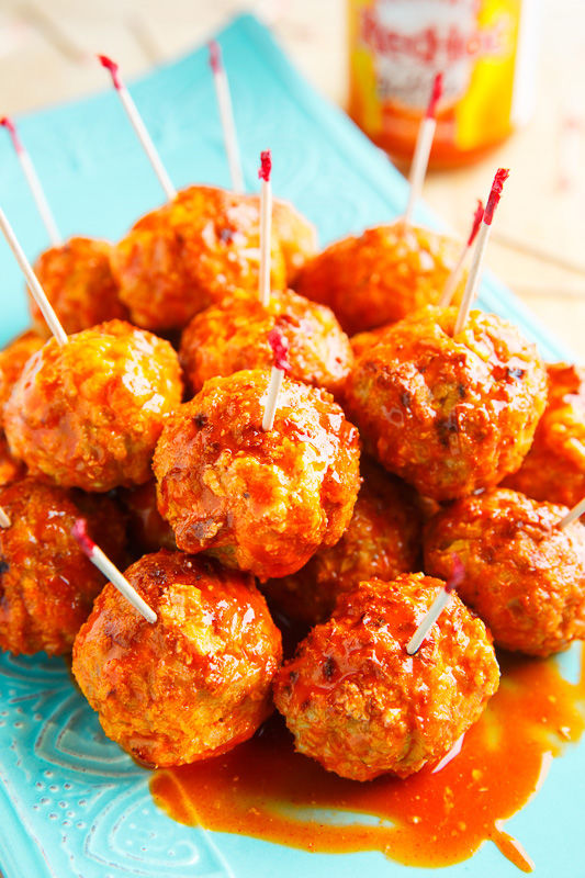 Slow Cooker Buffalo Chicken Meatballs | Cooks Corner | Timescitizen.com