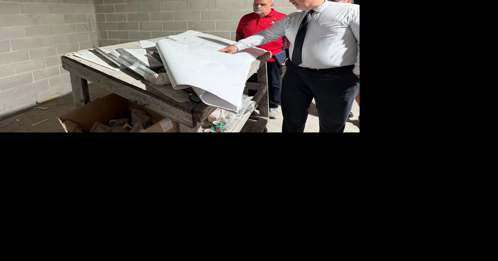 High school construction moving along; IF Board tours building | News ...