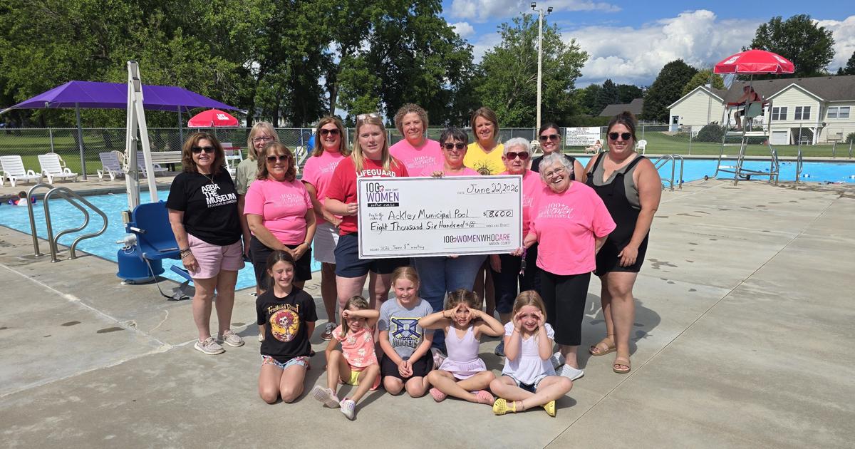 Local group helps with pool needs