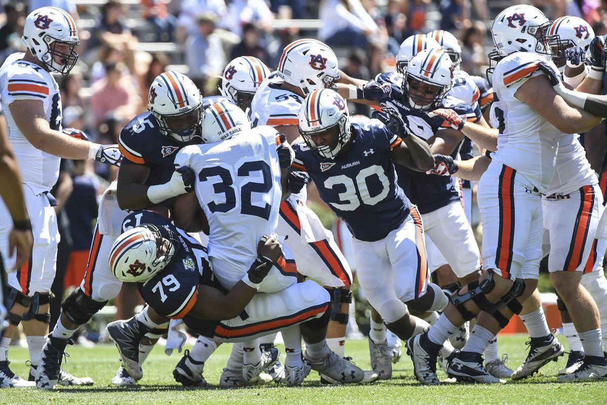 Auburn Football One step forward Firstteam defense stands out in