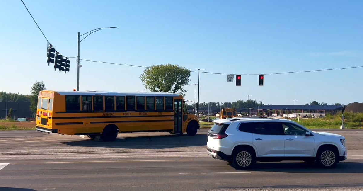Buses navigate U.S. 72 traffic at Innovation Center