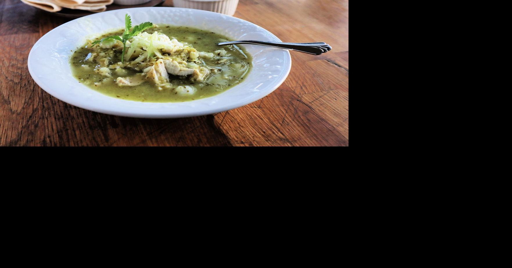 Warm winter's chill with a hot bowl of this tangy and traditional Mexican stew