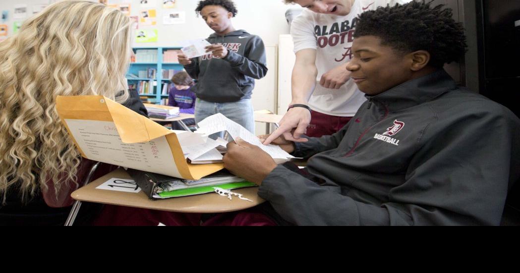 Deshler High School students open leap year letters Gallery