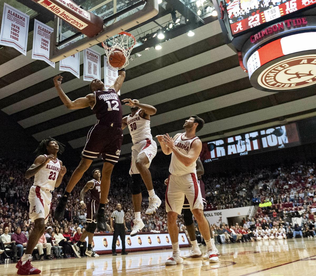 Alabama 83 No 22 Mississippi State 79 Alabama Holds Off State