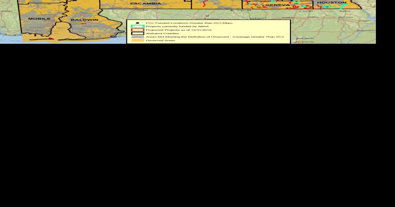 New map illustrates state’s rural broadband issue | News | timesdaily.com