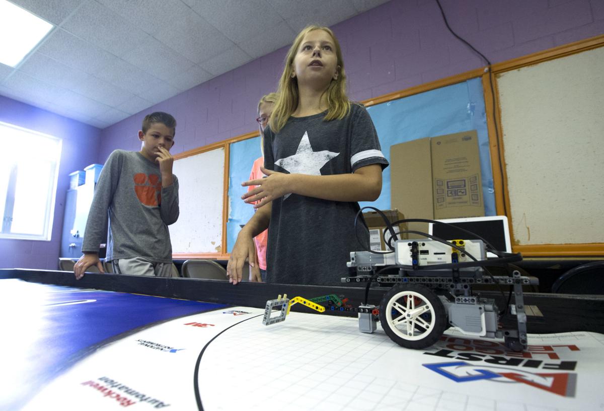 Brooks Elementary robotics team gets visit from the Department of