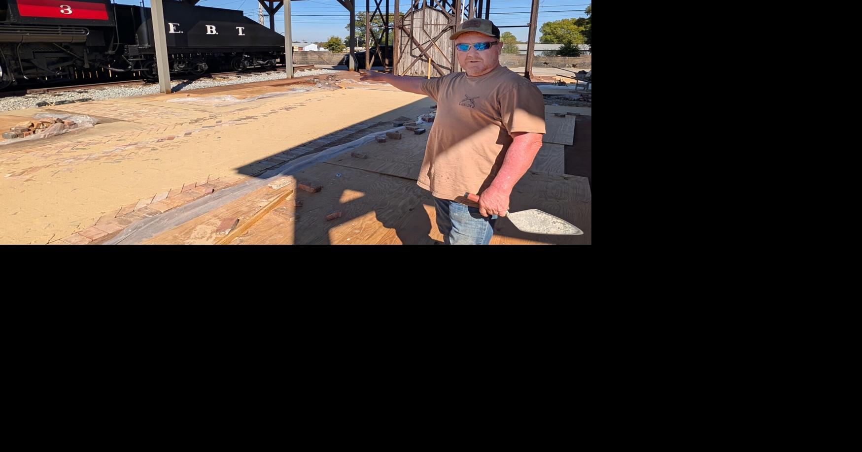 Construction underway at Red Bay Railroad park