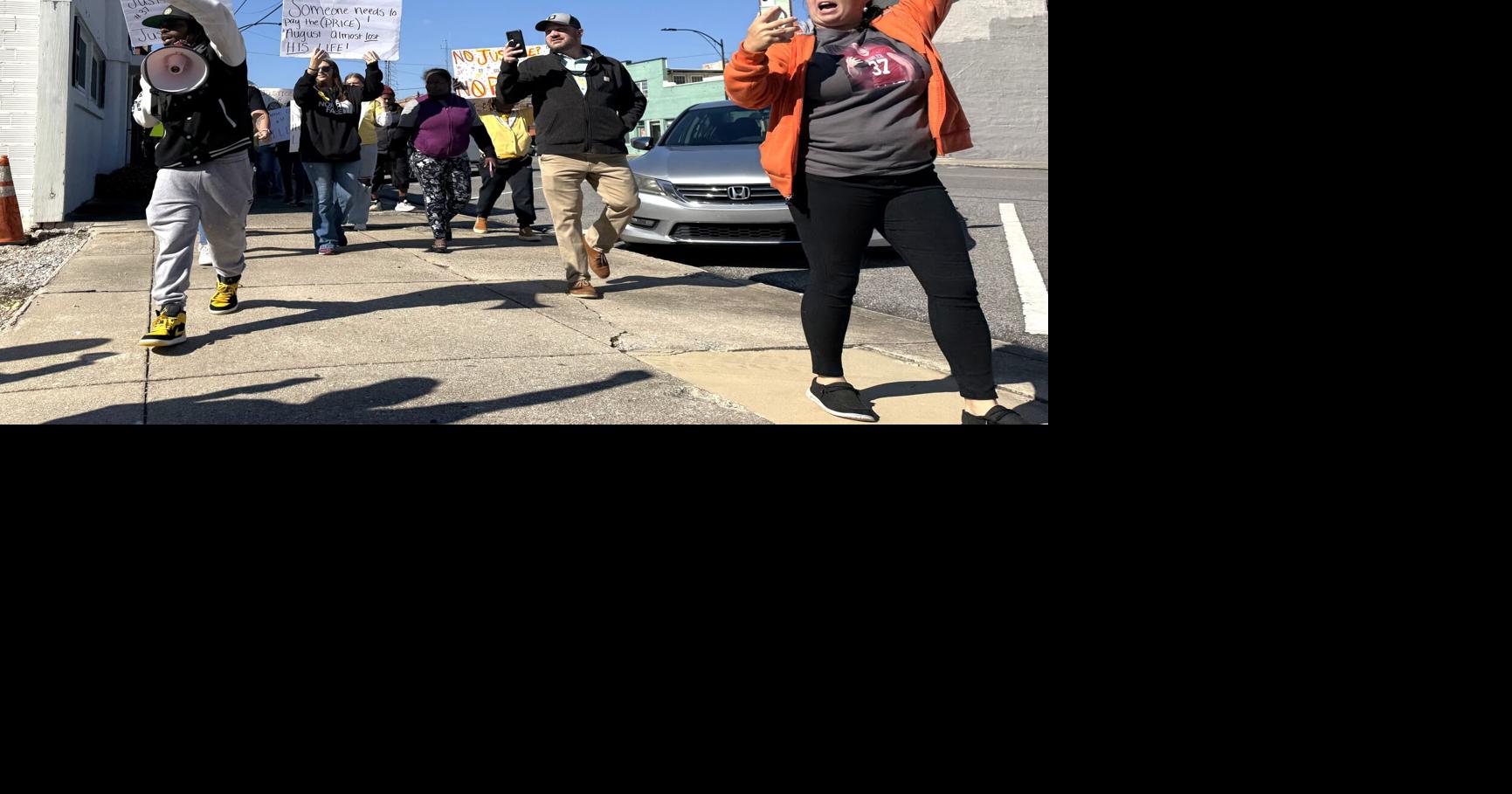 Dozens protest Borden investigation, march on downtown | Local News ...