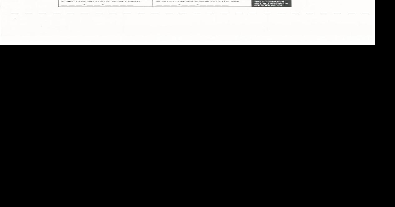 Sample of Alabama's revised marriage license form | | timesdaily.com