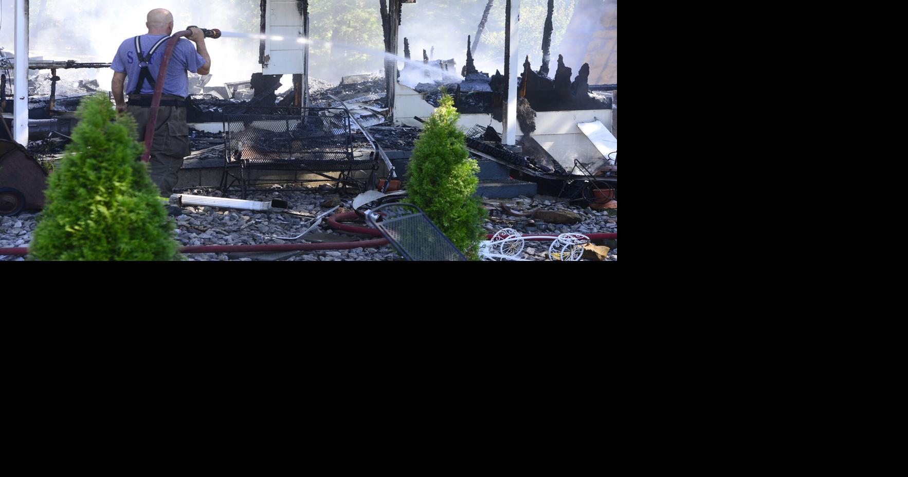 20 firefighters battle blaze in Colbert County