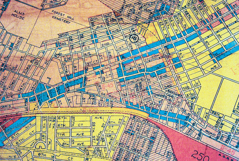 Library organization restoring Jim Crowera map that promoted racial zoning Archives