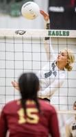 Tuesday's prep volleyball roundup: Gann, Griffin help Eagles get sweep against Flame