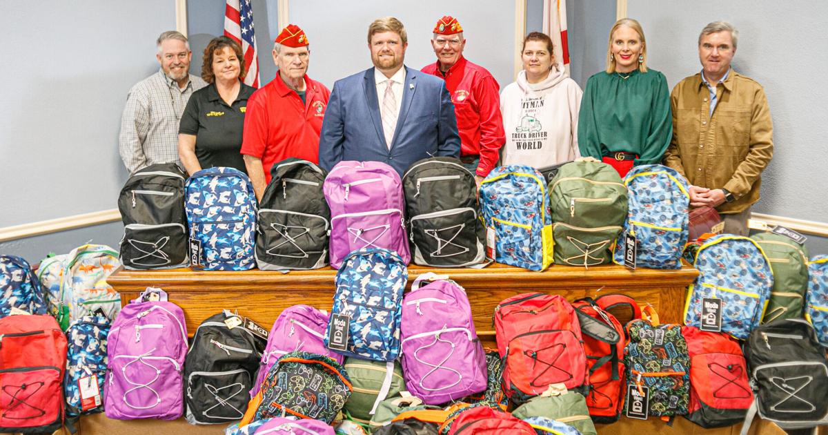 Mac Foster Backpack Marine Corps League provides backpacks for foster children | Local News ...