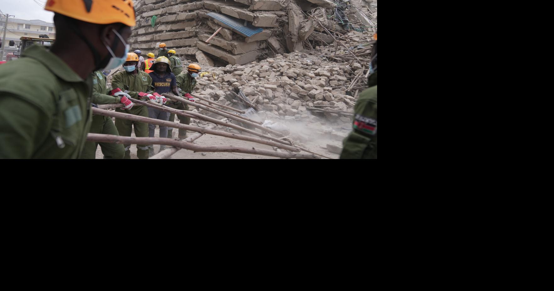 Many feared trapped as a tall building collapses in Kenya | World ...