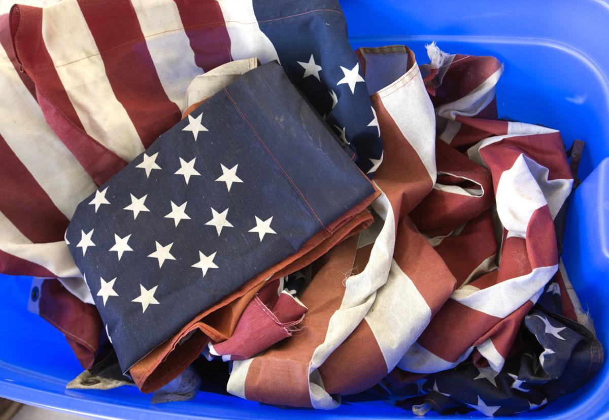 Workers Find American Flags In Garbage At The Lauderdale County Landfill Gallery