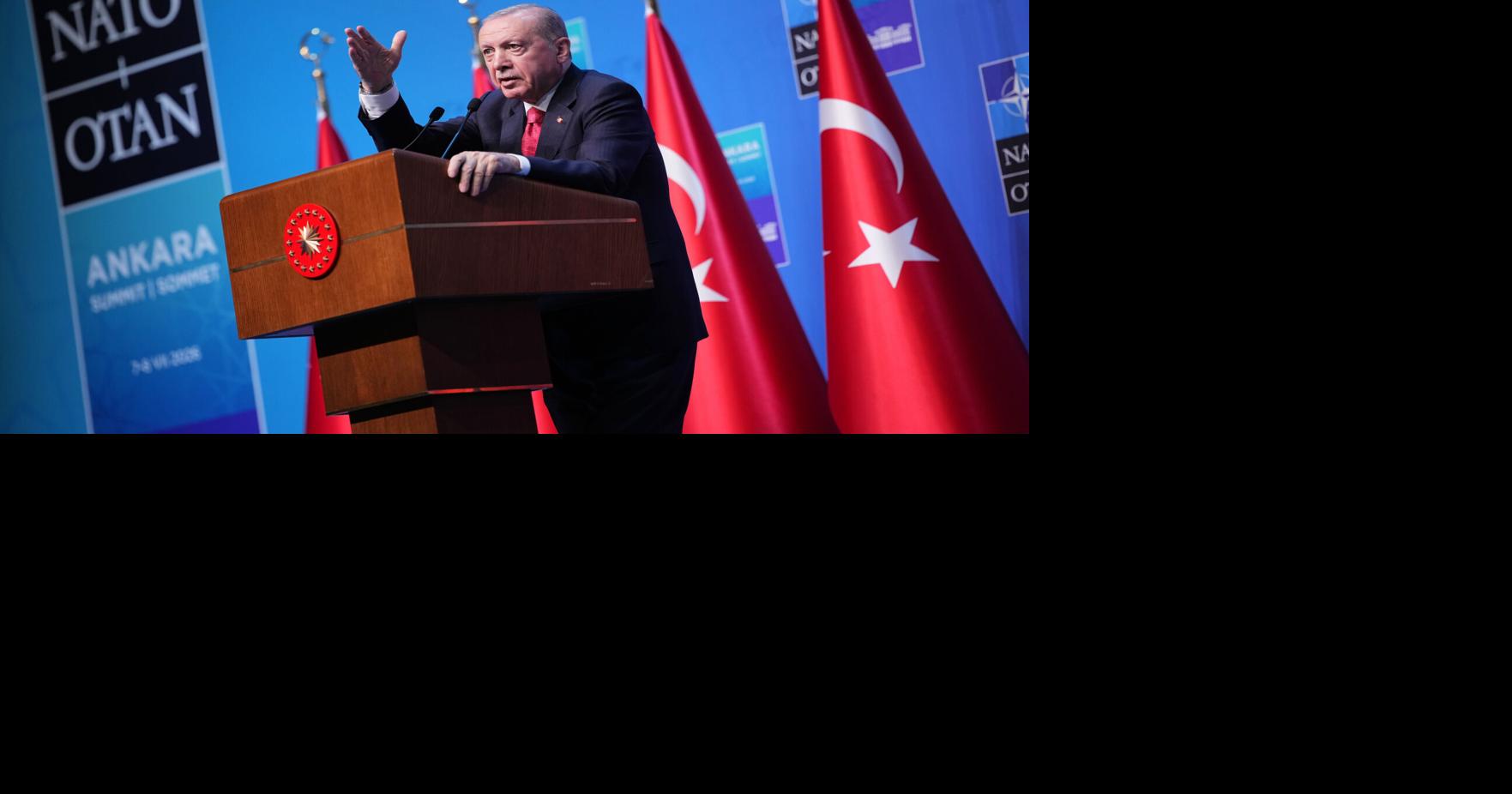 Turkish president gives each NATO leader an engraved revolver