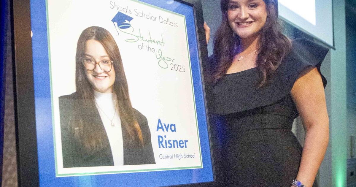Risner named Shoals Scholar Dollars Student of the Year | General ...
