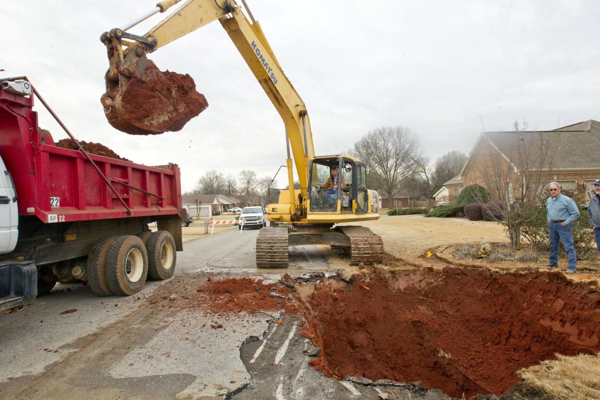 Sink Hole Repaired Street To Reopen Local News Timesdaily Com