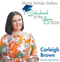 Shoals Scholar Dollars: Student of the Year 2026