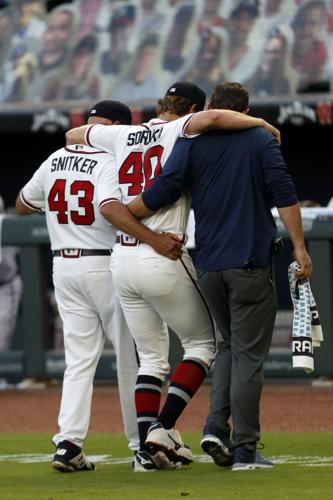 The Braves' Mike Soroka: Still a big arm, but now a big if