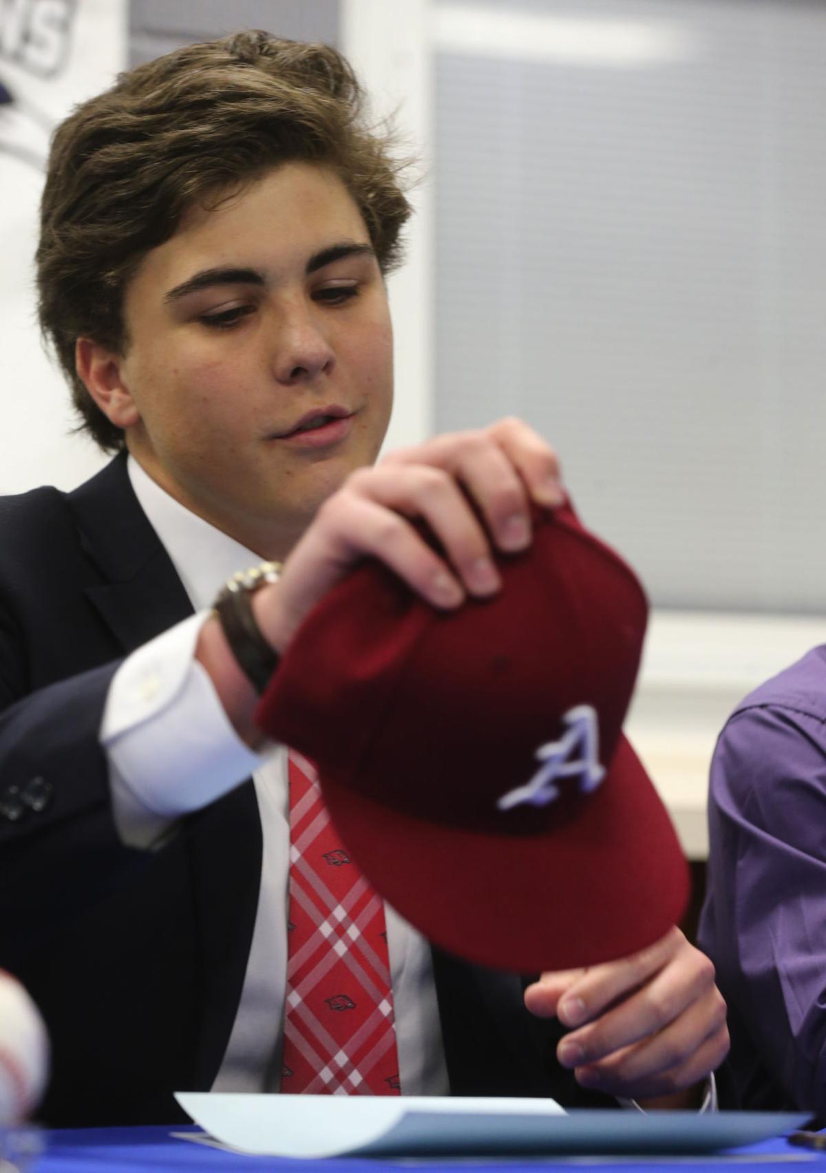 Six Florence Falcons sign to play baseball in college High School