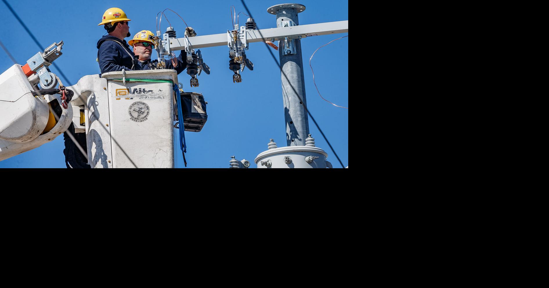 Electric line relocation signals start of parking deck work | Local ...