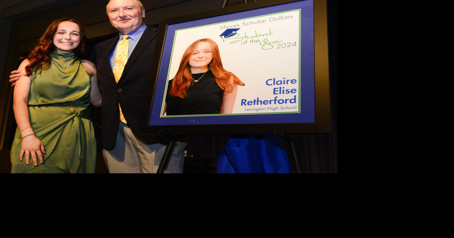 Retherford named Shoals Scholar Dollars Student of the Year | Local ...