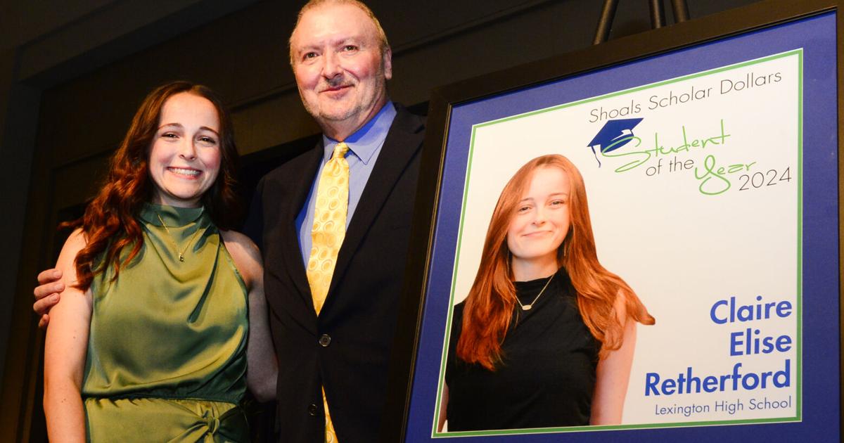 Retherford named Shoals Scholar Dollars Student of the Year | Local ...