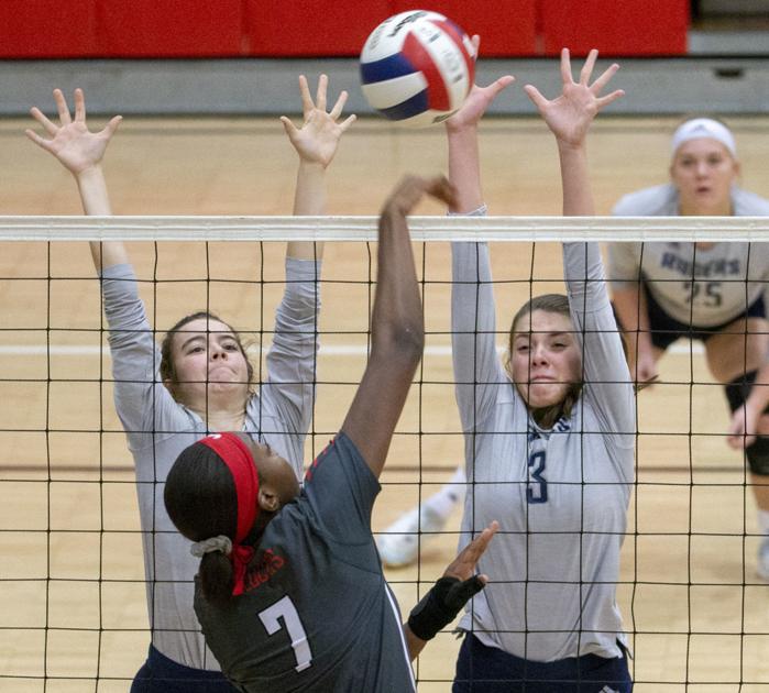 TimesDaily.com - Photos: Rogers plays Central in a semi-final game of the Class 4A, Area 16 volleyball tournament image