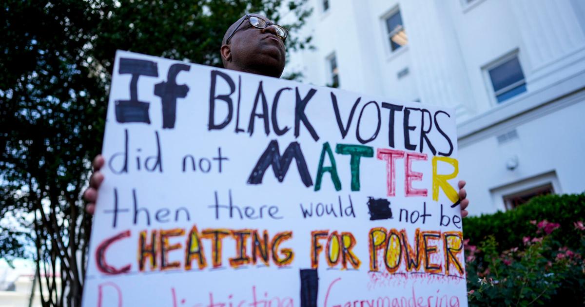 Negro Civil Rights Sign Groups rally to defend Black representation in birthplace of Civil ...