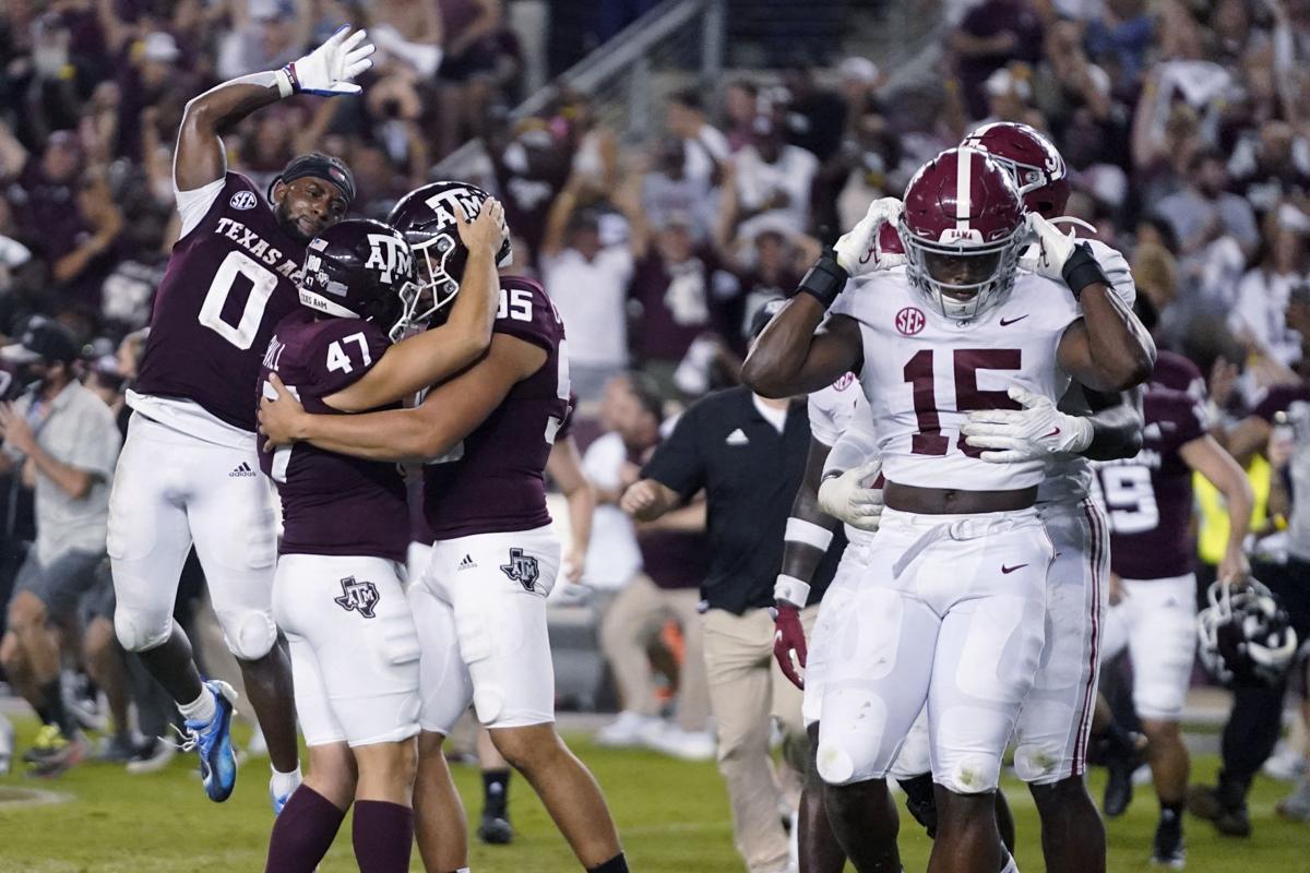 APTOPIX Alabama Texas A M Football