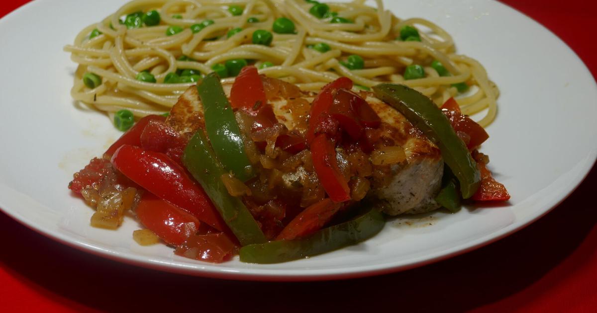 Basque Spaghetti Pork Chops Basque Style with Spaghetti and Peas | Food | timesdaily.com