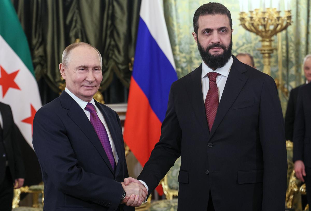 Putin Hosts Syria's Interim Leader in Moscow for Strategic Talks